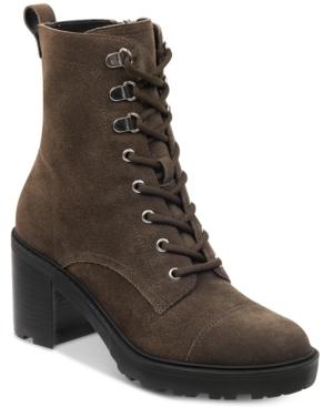 Marc Fisher Lanie Lace-up Hiker Booties Women's Shoes