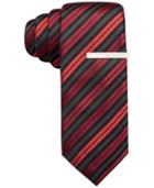 Alfani Martin Stripe Skinny Tie, Only At Macy's