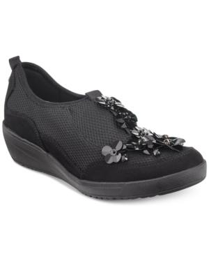 Anne Klein Yael Embellished Slip-on Sneakers