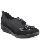 Anne Klein Yael Embellished Slip-on Sneakers