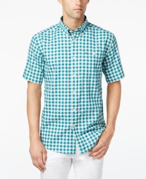Tommy Hilfiger Men's Marsh Plaid Short-sleeve Shirt
