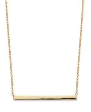 Giani Bernini 18k Gold Over Sterling Silver Necklace, Bar Necklace