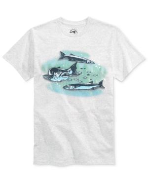 Univibe Men's The Cudas Graphic-print Cotton T-shirt
