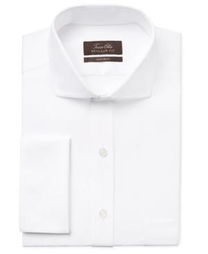 Tasso Elba Men's Classic-fit Sateen Striped French-cuff Dress Shirt, Only At Macy's