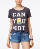 Despicable Me Juniors' Minion Can You Not Graphic T-shirt By Hybrid