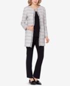 Tahari Asl Fringe-trim Topper Jacket
