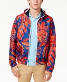 Tommy Hilfiger Men's Floral Hooded Windbreaker