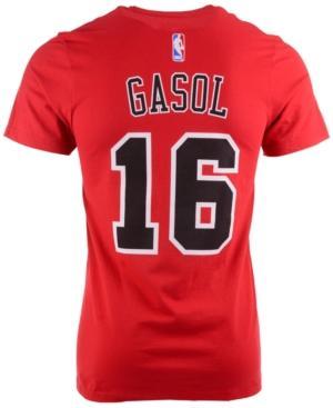 Adidas Men's Short-sleeve Pau Gasol Chicago Bulls Player T-shirt