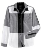 Guess Men's Sequoia Colorblocked Plaid Shirt