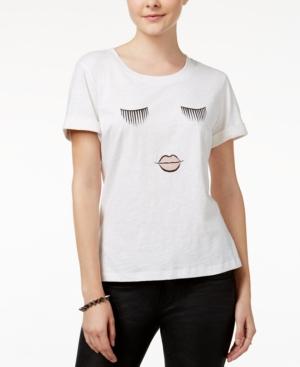 Shift Juniors' High-low Graphic T-shirt, Only At Macy's