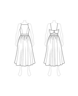 Customize: Switch To Midi Length - Fame And Partners Midi Metallic Dress