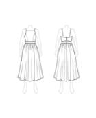 Customize: Switch To Midi Length - Fame And Partners Midi Metallic Dress
