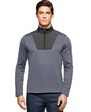 Calvin Klein Men's Quilted Quarter Zip Sweatshirt