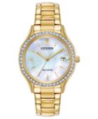 Citizen Eco-drive Women's Gold-tone Stainless Steel Bracelet Watch 34mm, A Macy's Exclusive Style