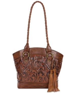 Patricia Nash Burnished Tooled Zorita Shoulder Bag