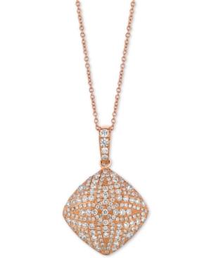 Le Vian Diamond Pave 18 Pendant Necklace (9/10 Ct. T.w.) In 18k Rose Gold