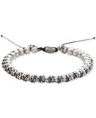 Degs & Sal Men's Skull Pulley Bracelet In Sterling Silver