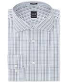 Ike Behar Ash Multi-check Dress Shirt