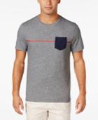 Tommy Hilfiger Men's Red Line Pocket T-shirt