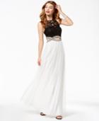 Speechless Juniors' Lace Infinity-waist Gown, A Macy's Exclusive Style