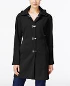 London Fog Clip-front Hooded Raincoat, Only At Macy's