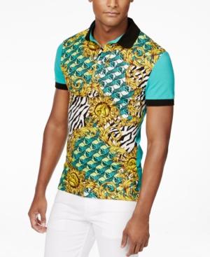 Versace Men's Panelling Polo