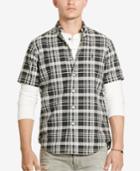 Polo Ralph Lauren Men's Short-sleeve Buffalo Check Oxford Shirt