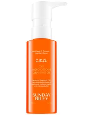 Sunday Riley C.e.o. C+e Micro-dissolve Cleansing Oil, 3.4 Fl. Oz.