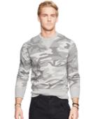 Denim & Supply Ralph Lauren Camouflage-print Fleece Crew Neck Shirt