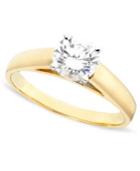 Diamond Ring, 14k Yellow Gold Diamond Engagement (1 Ct. T.w.)