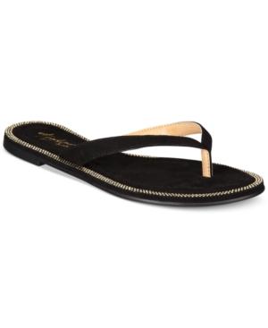 Thalia Sodi Beda Embellished Flat Sandals, Only At Macy's Women's Shoes