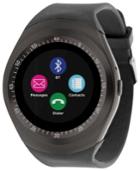 Itouch Unisex Curve Gray Silicone Strap Touchscreen Smart Watch 44mm, Created For Macy's