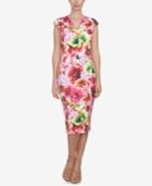 Cece Floral-print Sheath Dress