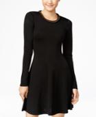 Xoxo Juniors' Embellished Fit & Flare Sweater Dress