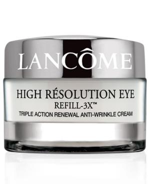 Lancome High Resolution Refill-3x Anti-wrinkle Eye Cream, 0.5 Oz