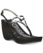 Carlos By Carlos Santana Tanita Thong Wedge Sandals Women's Shoes