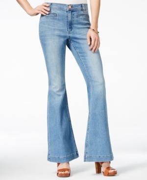 Dittos Amy Heritage Light Blue Wash Flared Jeans