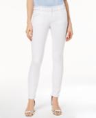 Inc International Concepts Studded White Skinny Jeans, Created For Macy's