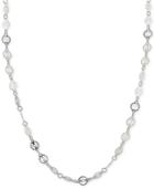 Giani Bernini Openwork Disc Choker Necklace In Sterling Silver, Only At Macy's