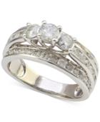 Diamond Three-stone Engagement Ring (2 Ct. T.w.) In 14k Gold