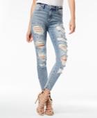 Guess 1981 Ripped Embellished Skinny Jeans