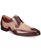 Mezlan Men's Two-tone Printed Oxfords, Created For Macy's Men's Shoes
