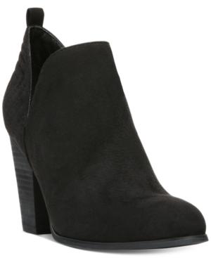 Carlos By Carlos Santana Rouen Cut-out Block-heel Booties Women's Shoes
