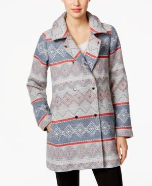 G.h. Bass & Co. Patterned Button-front Jacket