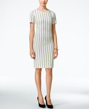 Xoxo Juniors' Short-sleeve Striped Sheath Dress