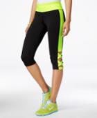 Material Girl Active Juniors' Crisscross Cropped Leggings, Only At Macy's