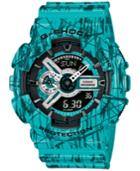 G-shock Men's Analog-digital Turquoise Strap Watch 55x51x17mm Ga110sl-3a