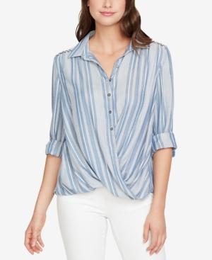 Vintage America Striped Lace-contrast Shirt