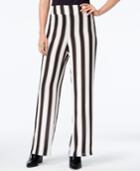 Bar Iii Striped Pull-on Pants, Only At Macy's