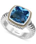 Balissima By Effy Blue Topaz (4-2/3 Ct. T.w.) Ring In 18k Gold And Sterling Silver